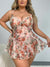 Printed Mesh Lingerie Dress 1065