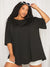 Solid Drop Shoulder Tee