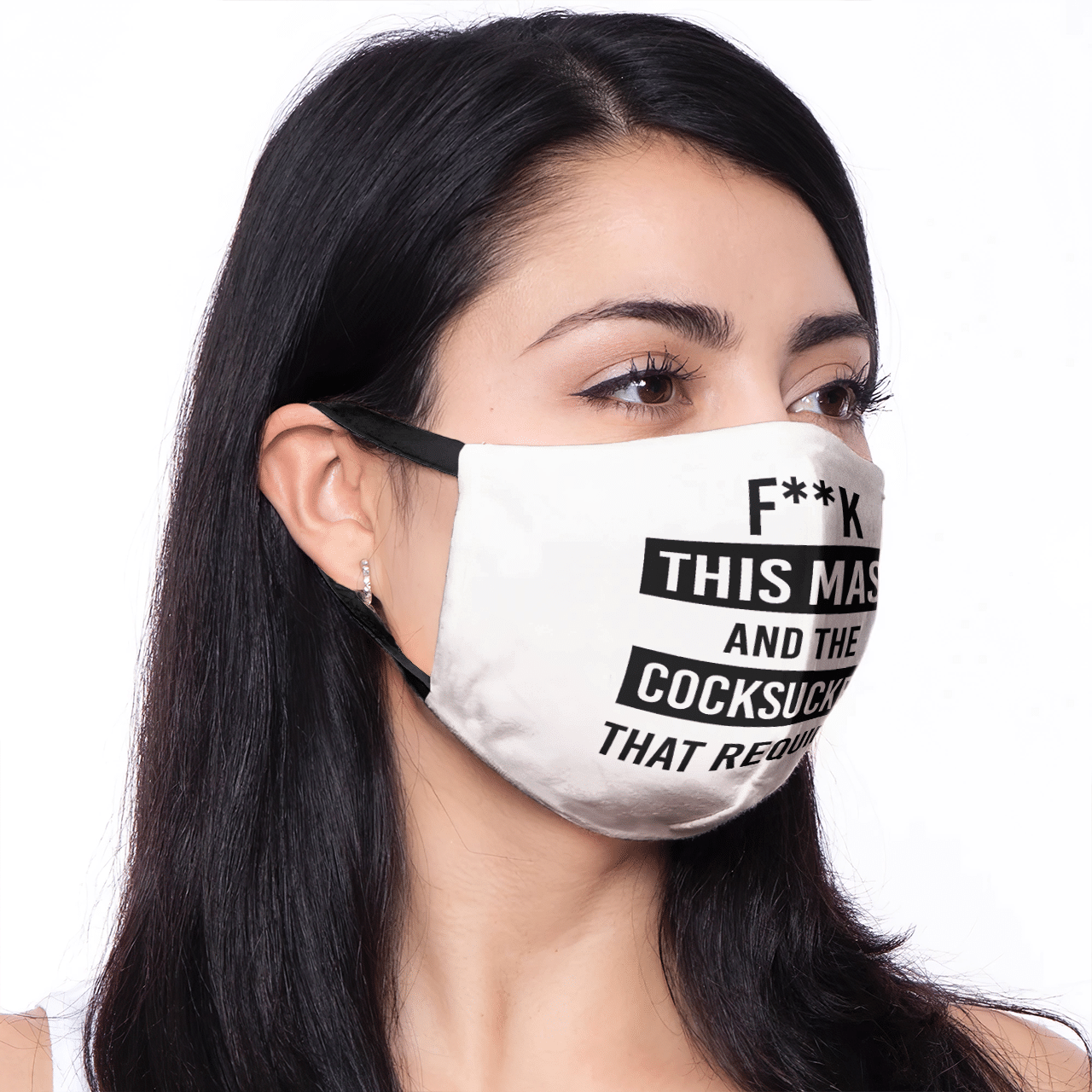 FUCK THIS MASK AND THE COCKSUCKERS THAT REQUIRE IT MASK