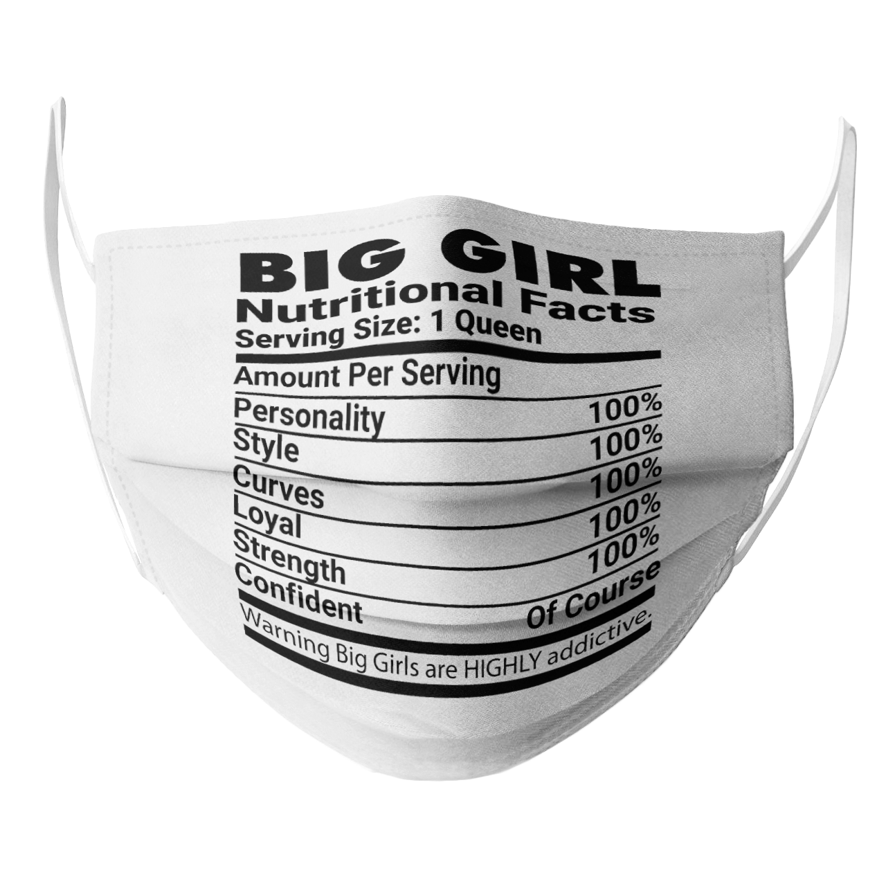 BIG GIRL BLACK MASK