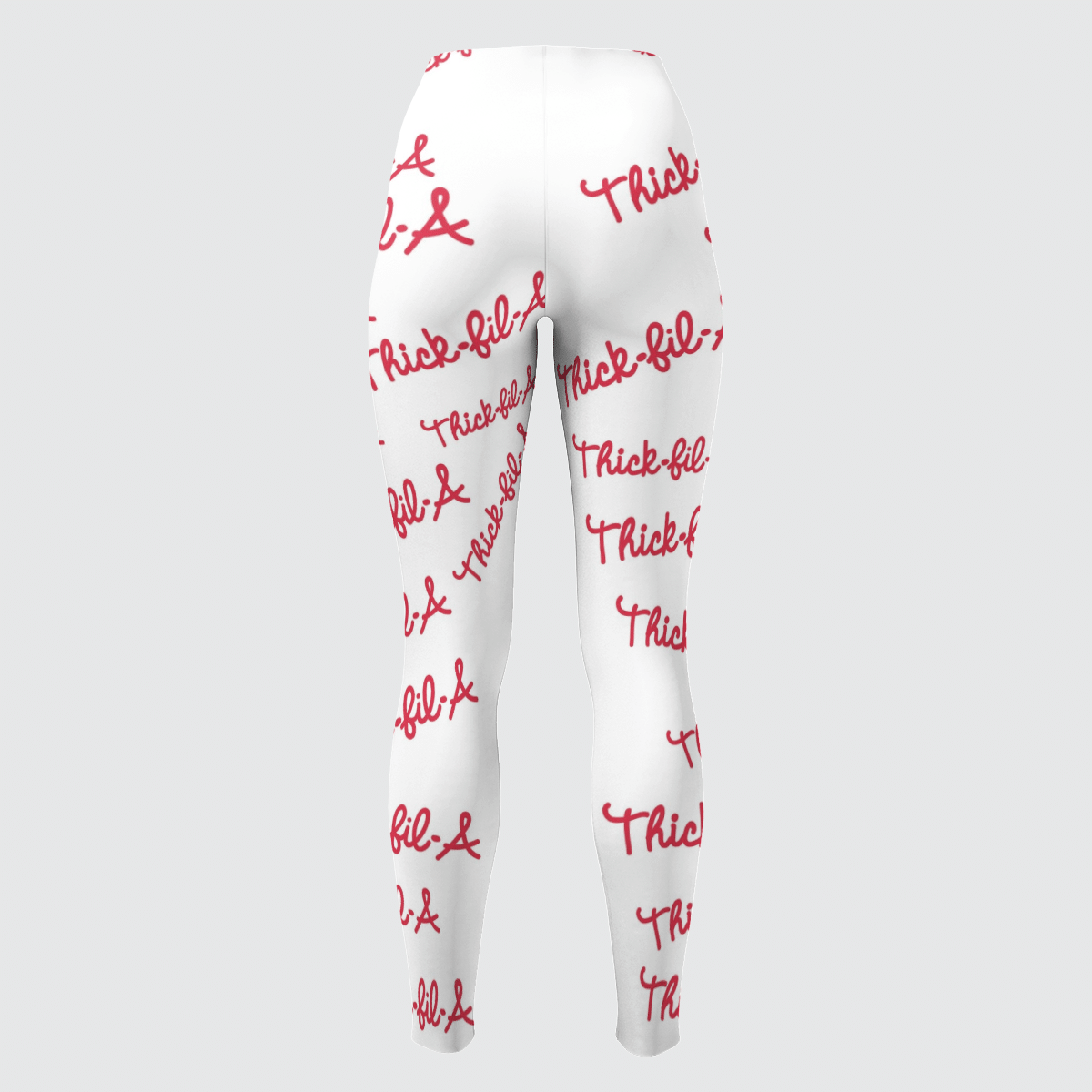 THICK FIL A WHITE LEGGINGS