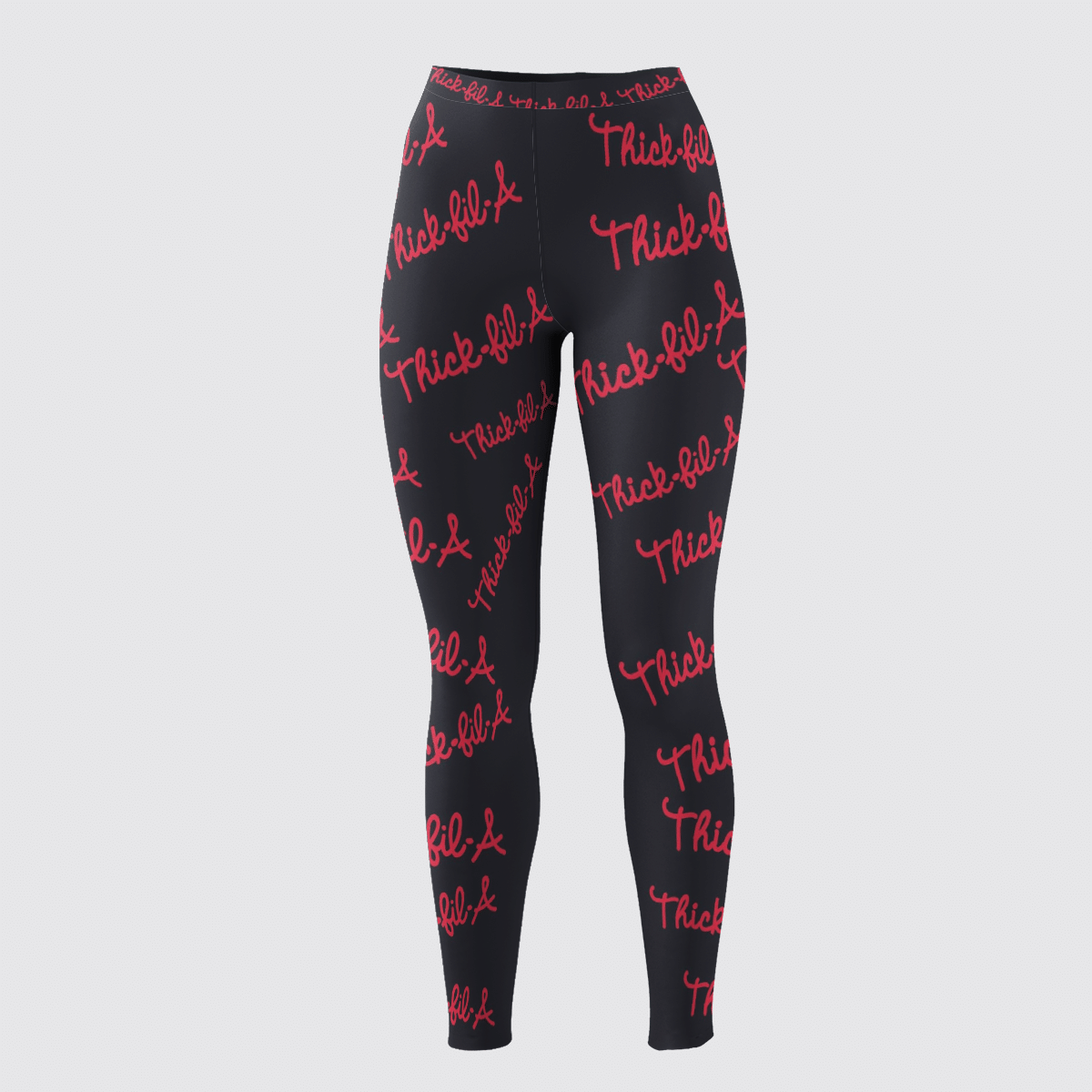 THICK FIL A BLACK LEGGINGS