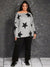 Star Print Batwing Sleeve Tee (Size US12 - US34)