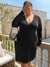 O-ring Detail Wrap Hem Dress 9081
