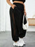 Drawstring Waist Fishnet Patchwork Baggy Sweatpants 12091