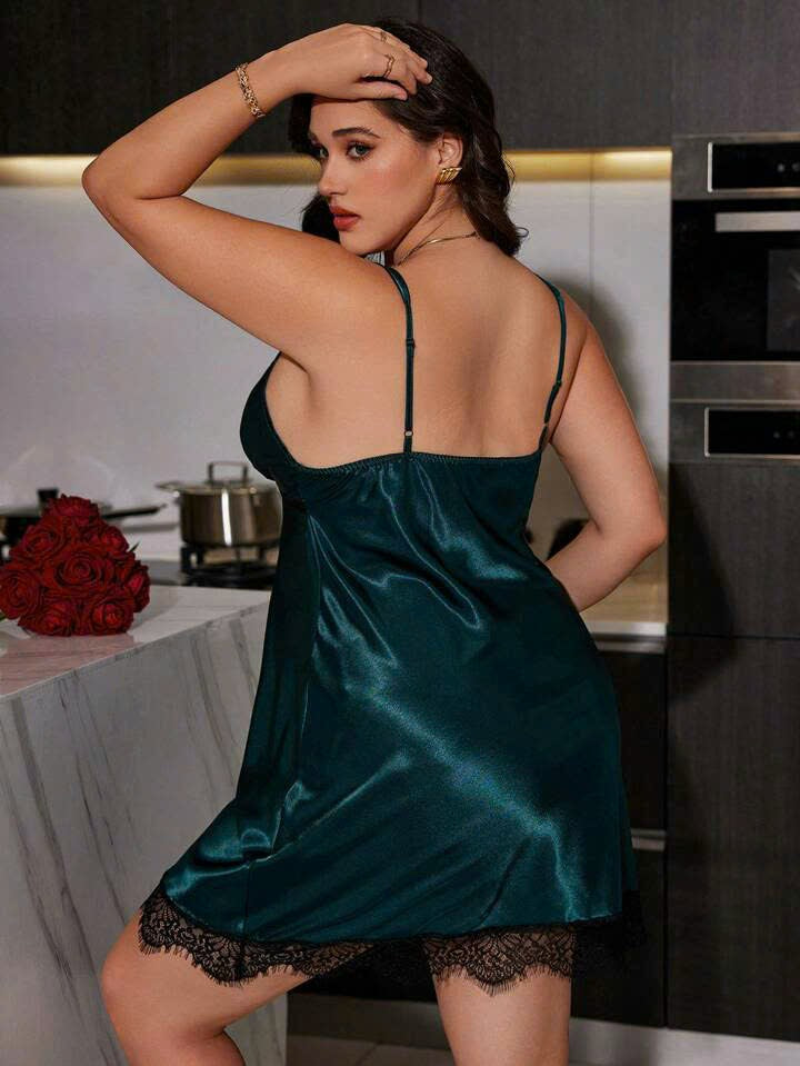 Satin Lingerie Dress 24092