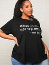 Plus Slogan Graphic Tee CS3108