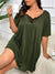 Short Sleeve Loose Sleepwear Dress 24091