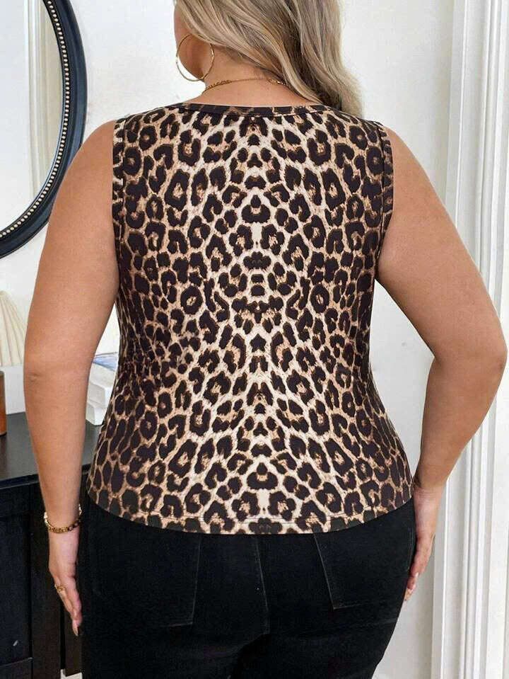Leopard Print Tank Top 26081