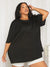 Solid Drop Shoulder Tee