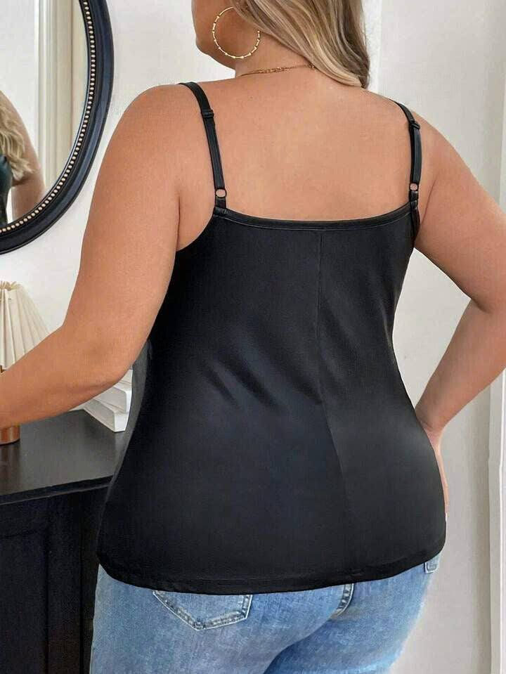 PU Leather Cami Top 19081