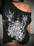 Punk Skull Asymmetrical Tee 12081