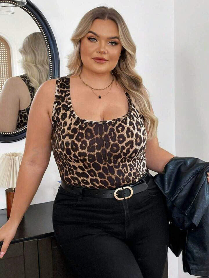 Leopard Print Tank Top 26081