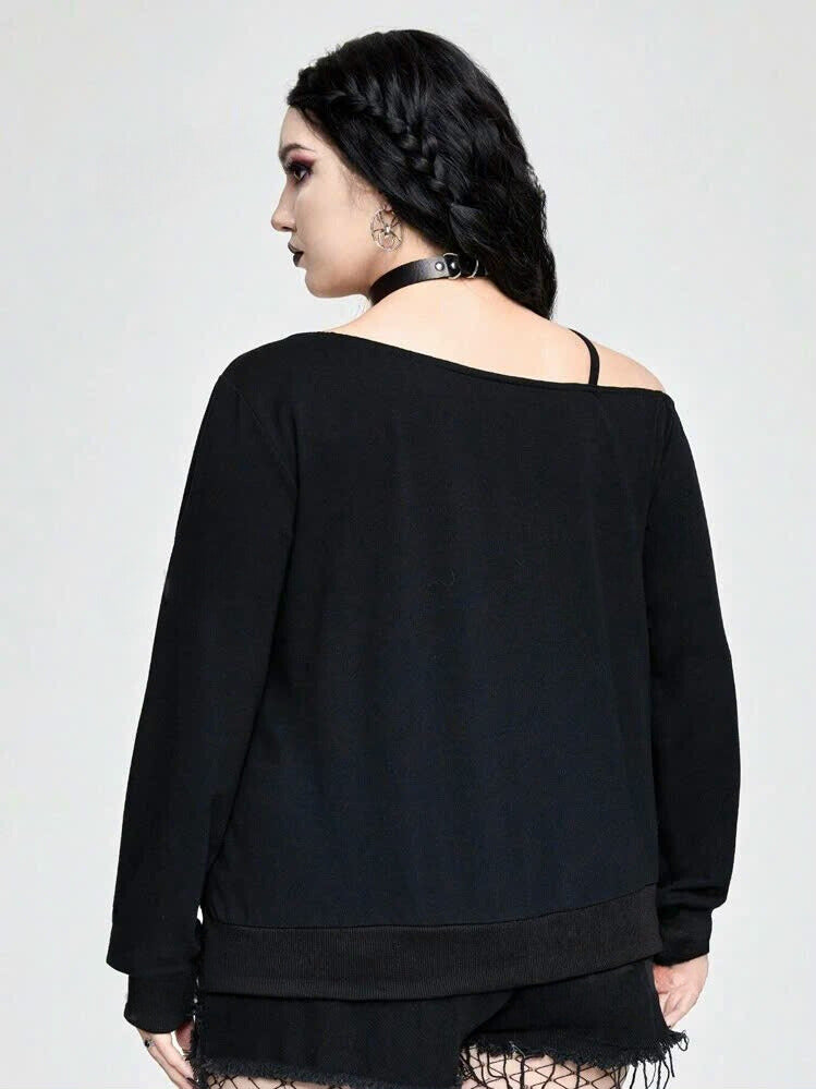 Long Sleeve Cotton Sweatshirt 24093