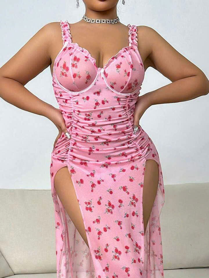 Floral Lingerie Set 25081