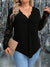 Elegant Lace Patchwork Long Sleeve T-Shirt 10101