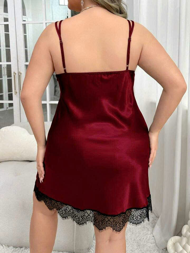 Satin Lingerie Dress 24092