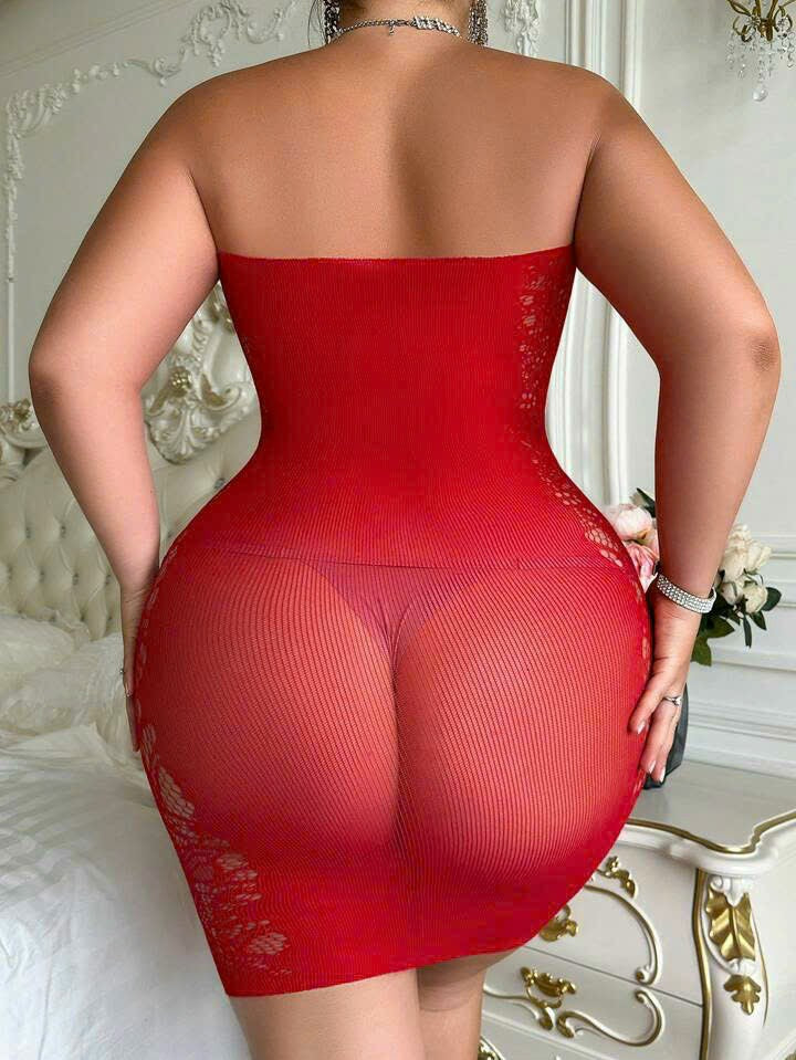 Lingerie Mesh Skirt  One Piece 16212