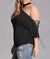 (Buy 1 Get 1 FREE) Plus Size Off Shoulder Top + Plus Size Crop Top (Pack of 2)