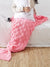 Soft Knitted Mermaid Blanket 16081