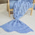 Soft Knitted Mermaid Blanket 16081