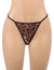 Floral Leopard Splicing Sleepwear Lingerie Set 19082