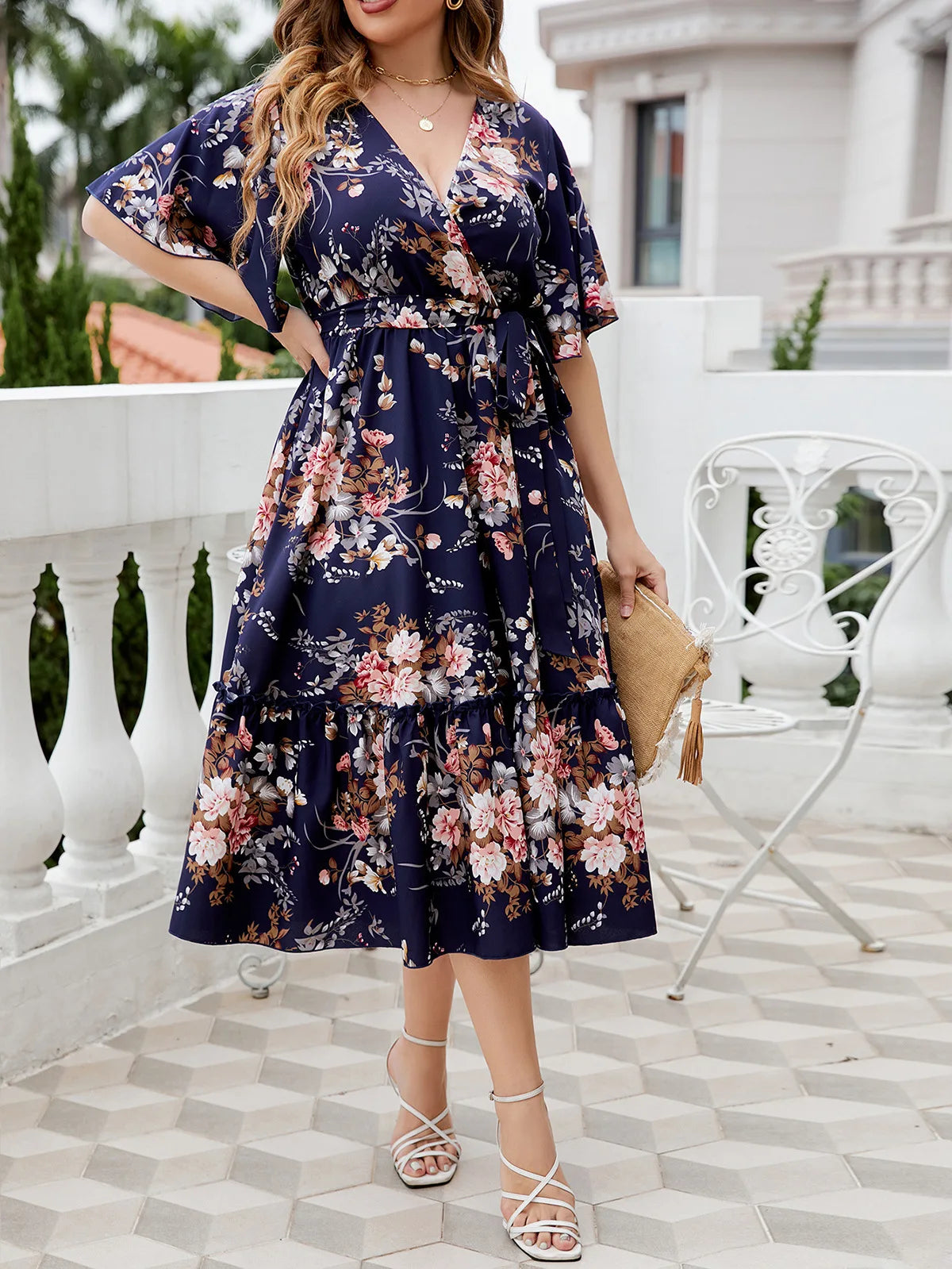 Swing A-line dress 1076