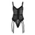 Body Corset Lingerie Bustier With Garter Belt CS1107