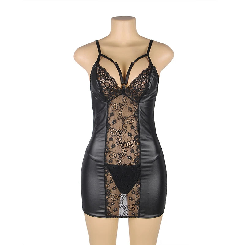 Leather Lingerie Dress 29102