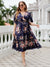 Swing A-line dress 1076