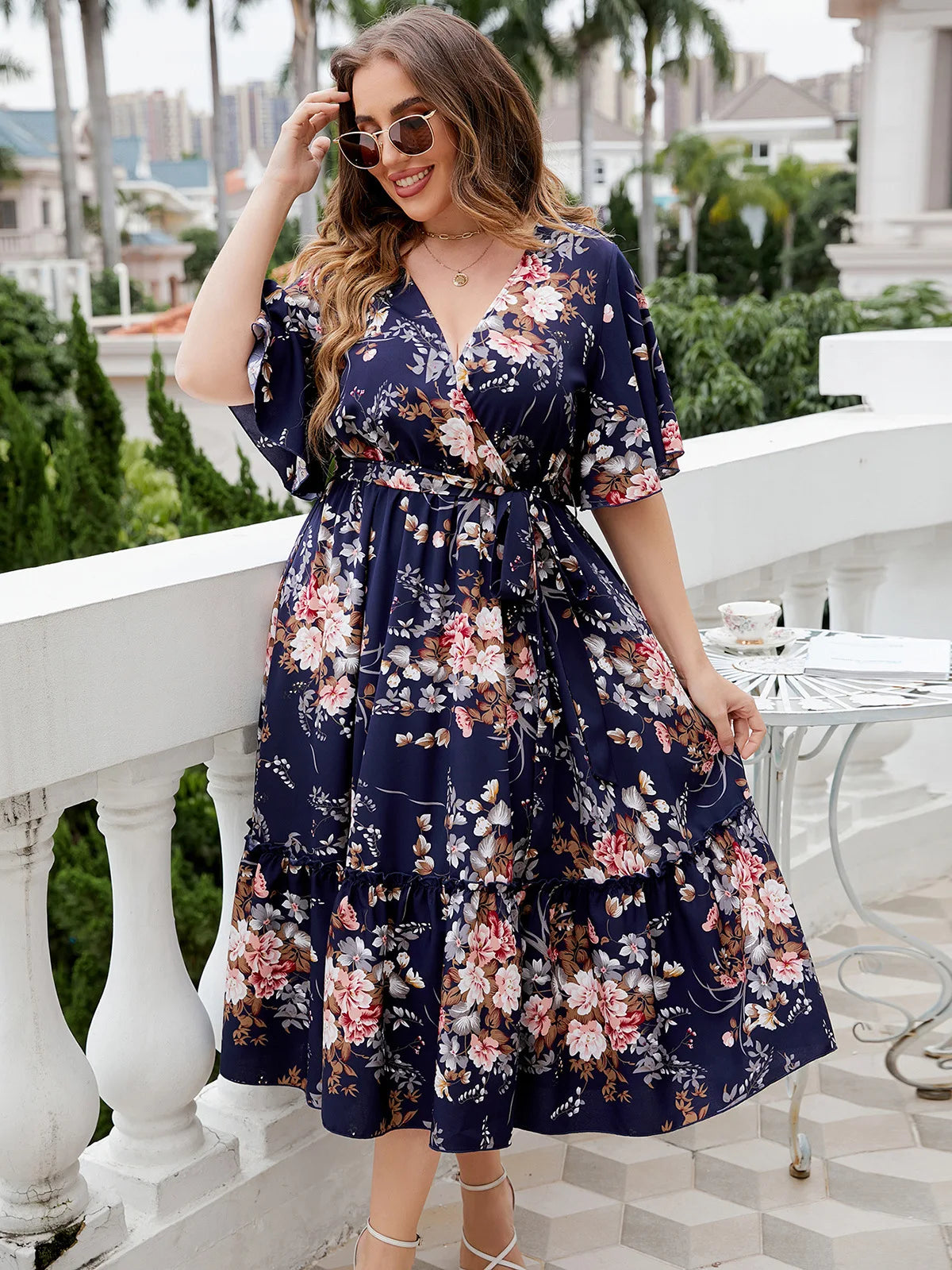 Swing A-line dress 1076