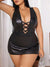 PU Leather Lingerie Dress 19094