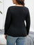 Crisscross Front Ribbed Knit Tee