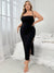Contrast Lace High Split Cami Sleep Dress 29052