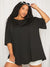 Solid Drop Shoulder Tee