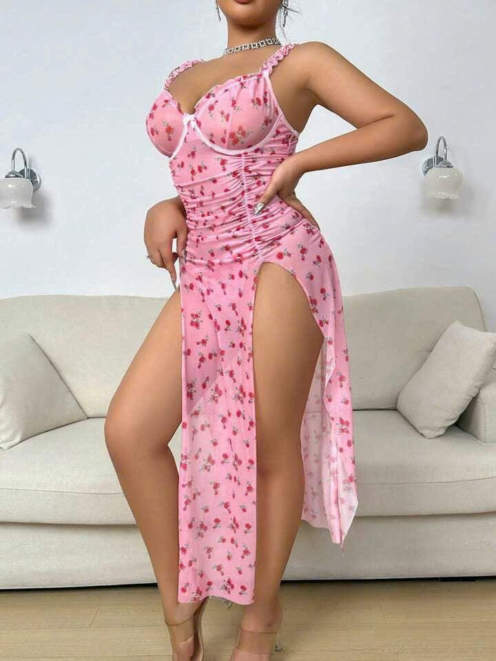 Floral Lingerie Set 25081