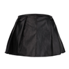 PLUS SIZE FAUX LEATHER CORSET DRESS CS112