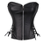 PLUS SIZE FAUX LEATHER CORSET DRESS CS112