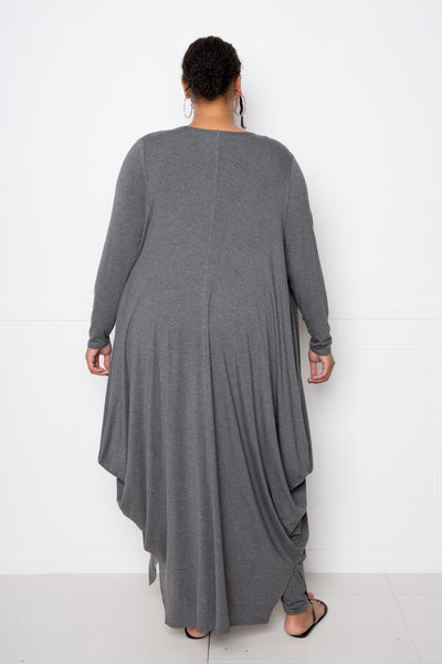 Bubbled Hem Waterfall Cardigan CV9011