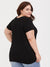 PLUS SIZE LADDER SLASH T - SHIRT CS1062
